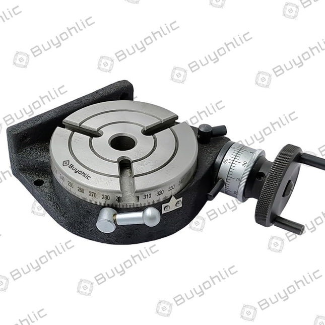 Horizontal Vertical 4" Inch II 100 mm - MT2 Center Bore Regular Rotary Milling Tables