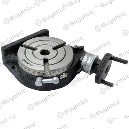 Horizontal Vertical 4" Inch II 100 mm - MT2 Center Bore Regular Rotary Milling Tables