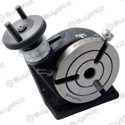 Horizontal Vertical 4" Inch II 100 mm - MT2 Center Bore Regular Rotary Milling Tables