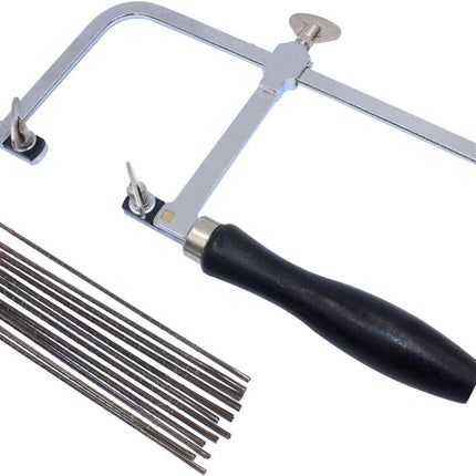 Jeweler's Saw Frame Adjustable with 144 Blades Professional Jewelry Making Kit