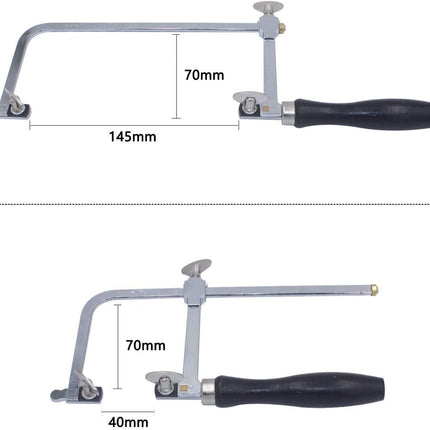 Jeweler's Saw Frame Adjustable with 144 Blades Professional Jewelry Making Kit