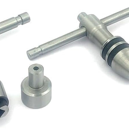 Precision Guiding Tap 3 Pcs Set Wrenches with Freely Spinnable Cap -Design with Accurate Runout Control with Plastic Box