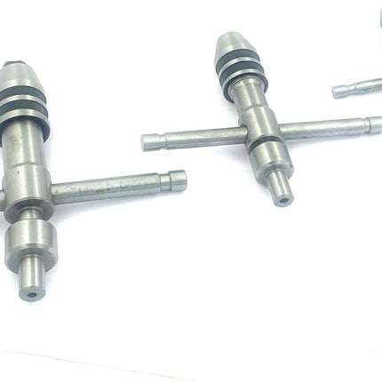 Precision Guiding Tap 3 Pcs Set Wrenches with Freely Spinnable Cap -Design with Accurate Runout Control with Plastic Box
