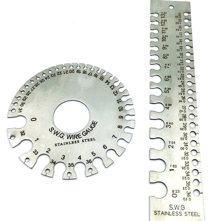 SWG Metal Wire Sheet Thickness Diameter Gauge