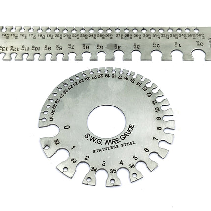 SWG Metal Wire Sheet Thickness Diameter Gauge