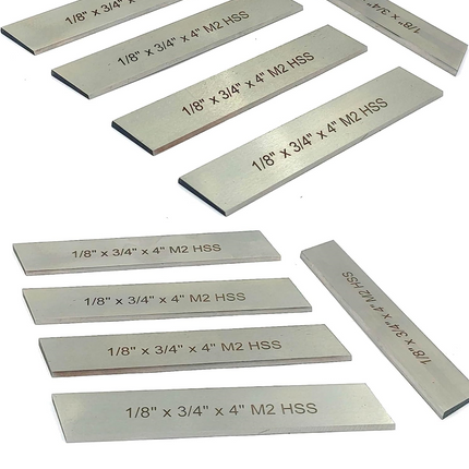 HSS Blades 1/8" x 3/4" (Wide) x 4" (Long) for Lathe Parting Cut Off & Tool Holders (Copy)