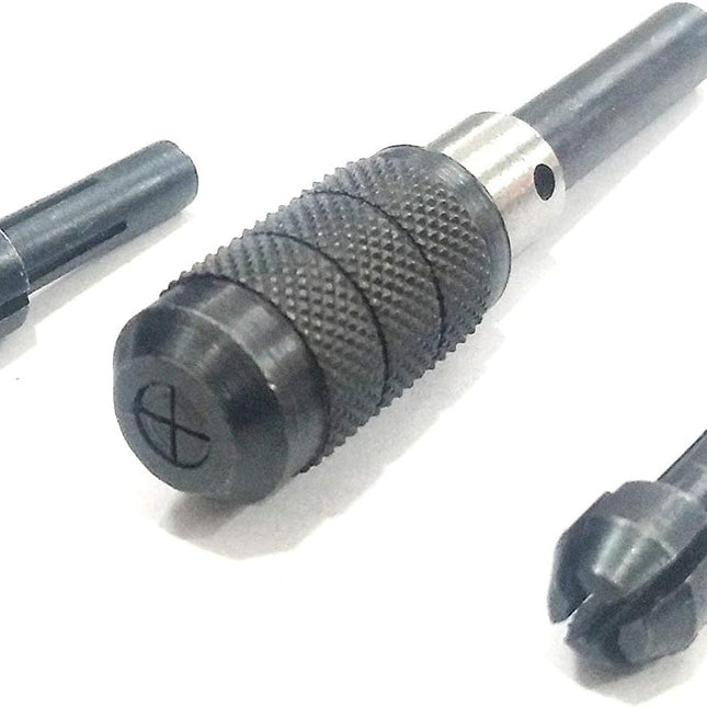 3 Piece Pin Chuck Set-Capacity: 0"-1/32", 1/32"-1/16", 1/16"-3/32"-Small Drill Bits