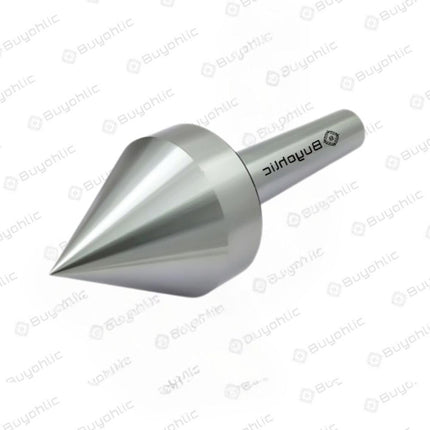 Industrial live center cone tip close view for turning