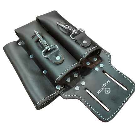 Leather 3 Pocket Linesmen and Electricians Tool Holder/ Bag / Pouch