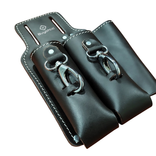 Leather 3 Pocket Linesmen and Electricians Tool Holder/ Bag / Pouch