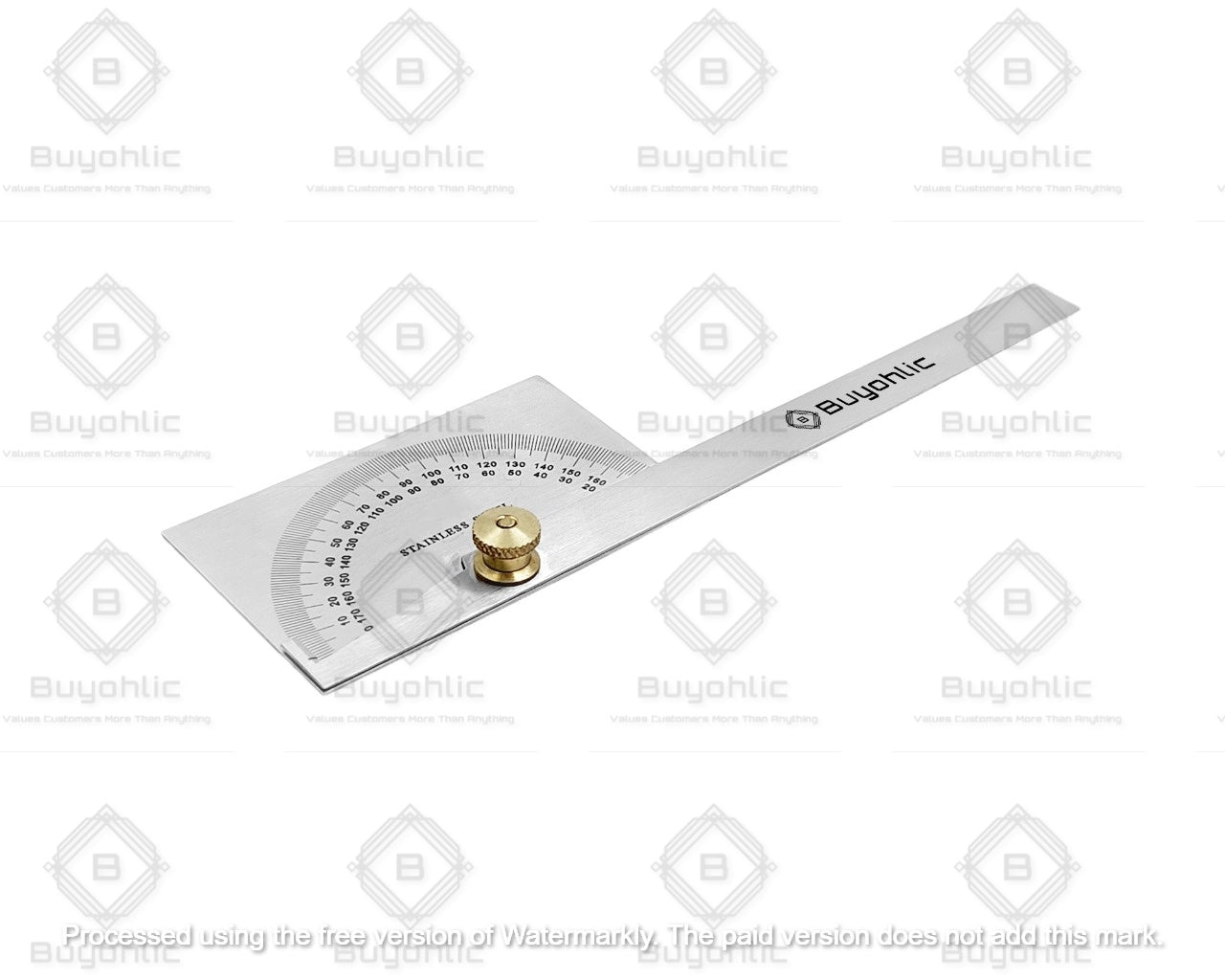 Protractor Cnc Buyohlic Stainless Steel Protractor 0-180 degrees Machine Tools