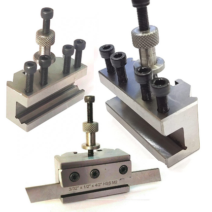 T-37 Quick Change Tool Post Standard Holder-Suits Myford & 90 -115 mm Center Height Lathe Machines