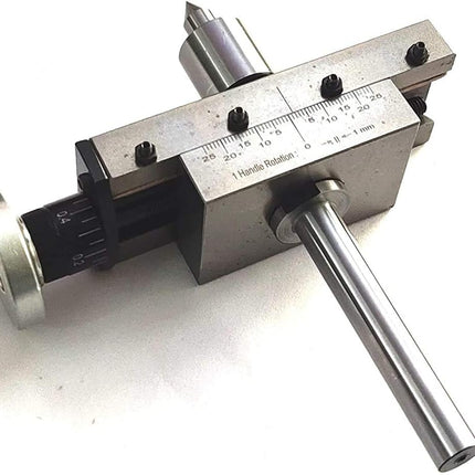 New Taper Turning Attachment Off-setting Revolving Center Metric Tool With Plastic Suitcase