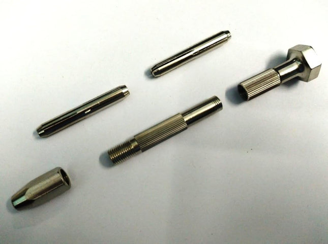 Swivel Head Four Way Pin Vice With Swivel Head For Comfort & Ease Of Use 0-1.2 mm, 1.3-2.4 mm, 0.8-2.0 mm, 1.8-2.8 mm