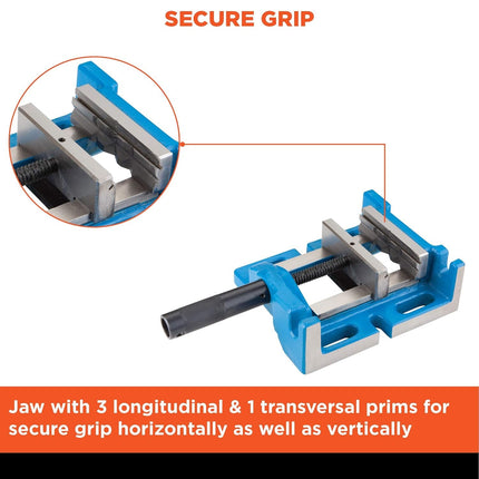 Unigrip 3 Way drill press vice vise | High accuracy | Hi-grade cast Iron II Heavy Duty