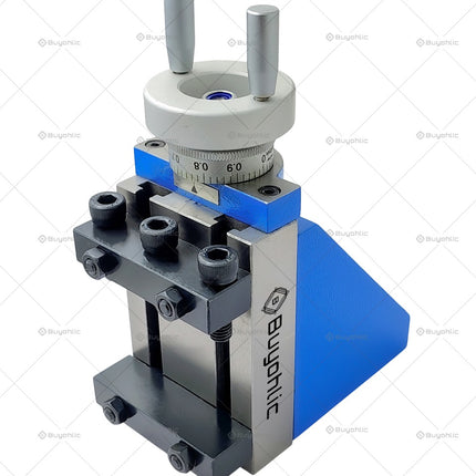 New Model Mini Lathe Milling Vertical Slide Tool Holder, Cast Iron Quick-Change Lathe Tool for Instant Milling, WM180V/WM210V