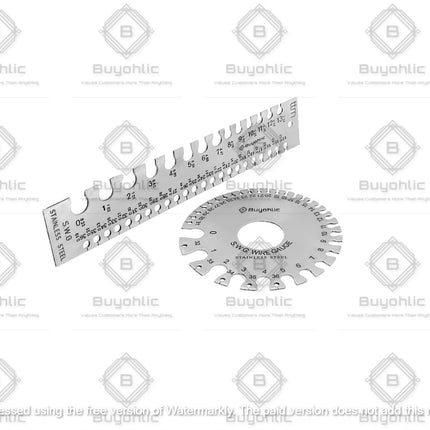 SWG Metal Wire Sheet Thickness Diameter Gauge