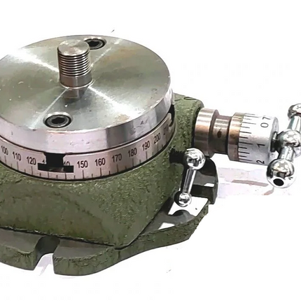 Small Watchmaker 2-3/4" (2.75 Inch) Rotary Table with 50 mm Chuck and Back Plate