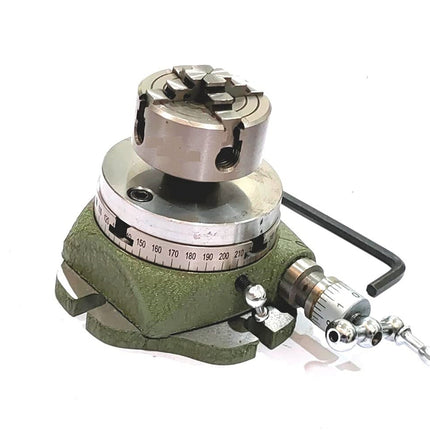Small Watchmaker 2-3/4" (2.75 Inch) Rotary Table with 50 mm Chuck and Back Plate