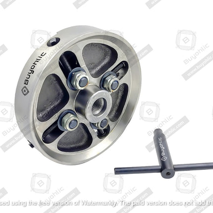 4-Jaws x 6" Inches Wood Lathe Chuck Threaded 3/4-16 with Independently Adjustable/Reversible Jaws