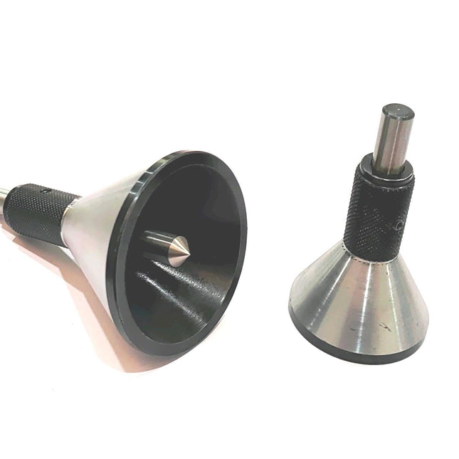 Engineer Machinist Bell Punch Hand DIY Tool for Center Finding on a Round Bar Machine Tools