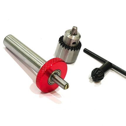 Buyohlic Micro Fine Drill Adaptor Miniature Quill 1/2" Shank-JT0 Taper to mount Drill Chuck