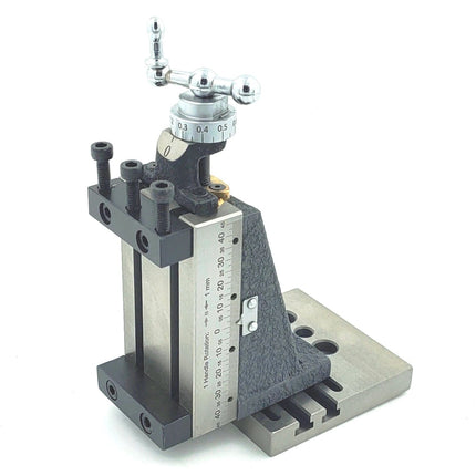 Mini Vertical Milling Slide with Base Plate- Direct Mounting on 7 x 14 Mini Lathe Machine