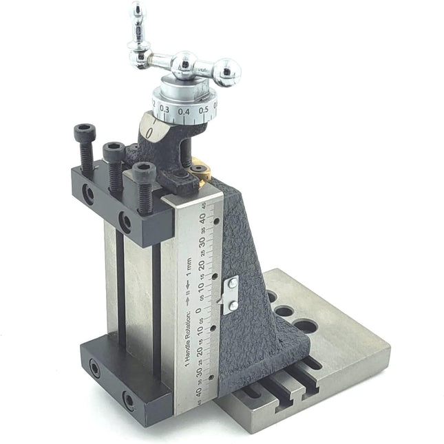 Mini Vertical Milling Slide with Base Plate- Direct Mounting on 7 x 14 Mini Lathe Machine