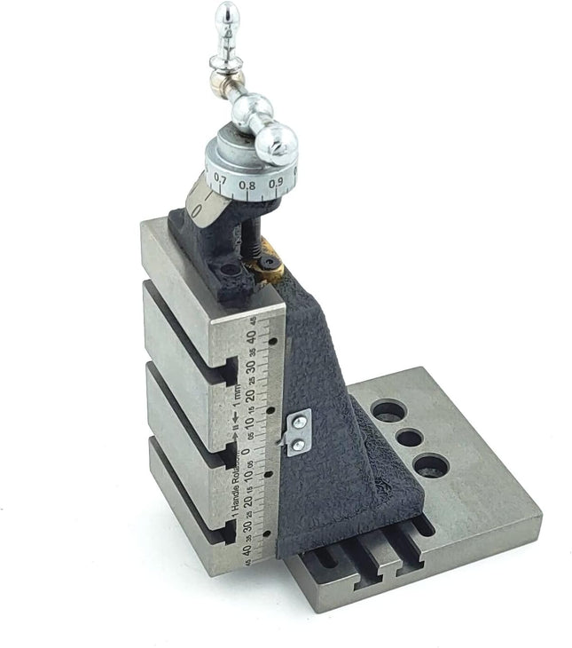 Base plate supports rigid Lathe Milling Vertical Slide during machining
