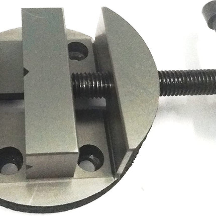 Buyohlic Round Vise Vice for 3" & 4" Rotary Table + 3 Fixing Tee Nut-Milling Tool