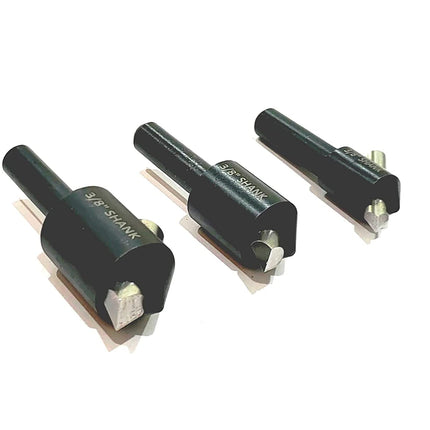Round Small Fly cutting tool set of 3 Pcs (3/8" Shank) with HSS Cutting Tool Bit (Head Diameter : 9/16" , 3/4" & 7/8" Inches)