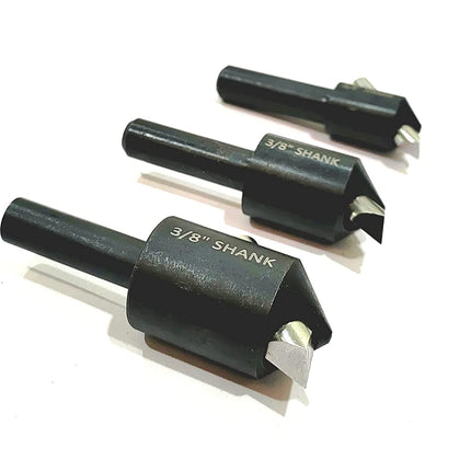 Round Small Fly cutting tool set of 3 Pcs (3/8" Shank) with HSS Cutting Tool Bit (Head Diameter : 9/16" , 3/4" & 7/8" Inches)