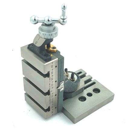 Mini Vertical Milling Slide with Base Plate- Direct Mounting on 7 x 14 Mini Lathe Machine