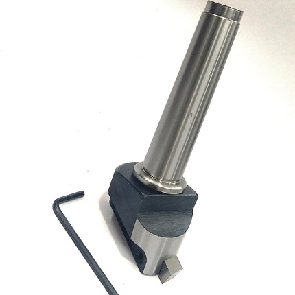 2" Inch Head Fly Cutter with MT3 Shank (M12 x 1.75 Drawbar) & HSS M2 3/8" Sq x 3" Inch Tool Bit