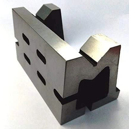 Graded Caste Iron Vee Angle Plates-stress Relieved Slotted