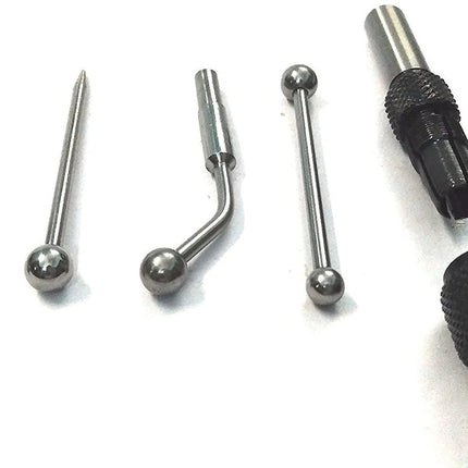 Wiggler & Center finder Set Work Edge Centre Finding Run out concentrical align 5 Pcs Set