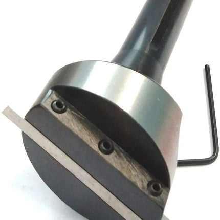 2-1/2" Inch Head Fly Cutter with R8 Shank (7/16" UNF Drawbar) & HSS M2 3/8" Sq x 4" Inch Tool Bit