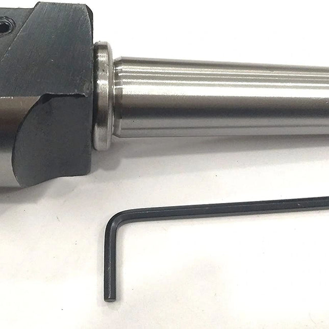 2" Inch Head Fly Cutter with MT3 Shank (M12 x 1.75 Drawbar) & HSS M2 3/8" Sq x 3" Inch Tool Bit