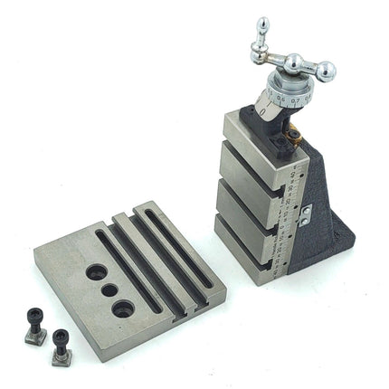 Mini Vertical Milling Slide with Base Plate- Direct Mounting on 7 x 14 Mini Lathe Machine