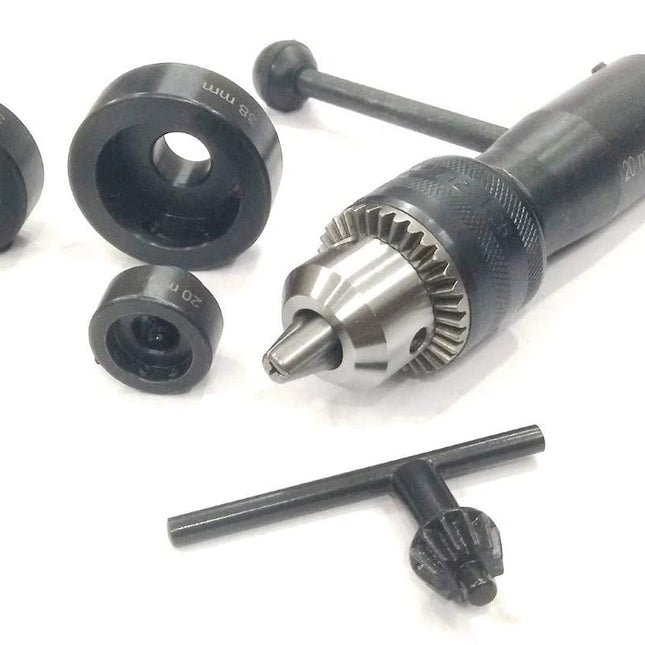 Lathe tailstock Die Holder With M12 x 1.75 Threaded  Drill Chuck Complete Solution Die Holder