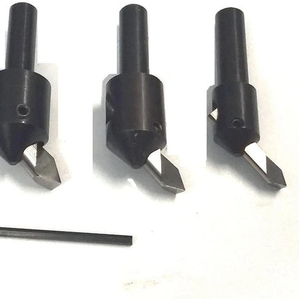 Round Small Fly cutting tool set of 3 Pcs (3/8" Shank) with HSS Cutting Tool Bit (Head Diameter : 9/16" , 3/4" & 7/8" Inches)