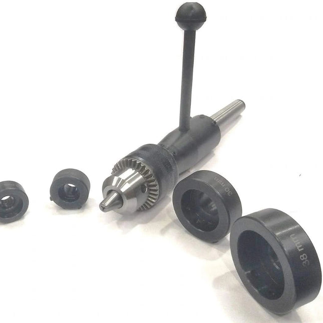Lathe tailstock Die Holder With M12 x 1.75 Threaded  Drill Chuck Complete Solution Die Holder