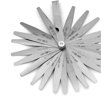 Feeler Gauge Metric Size Stainless Steel Precision Multi Blades Hand Tool Lathe