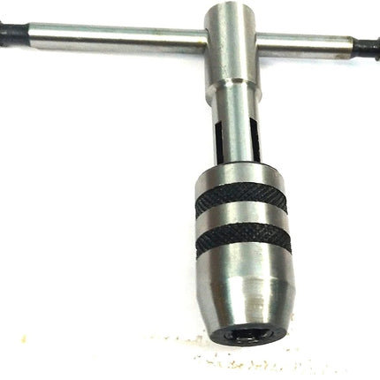 T-Handle Tap Wrench Set Of 3 Pcs Solid Collet Jaws For Tapping & Reaming